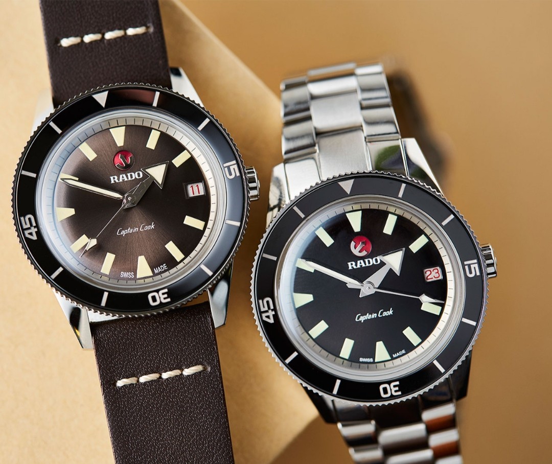 rado captain cook 37mm