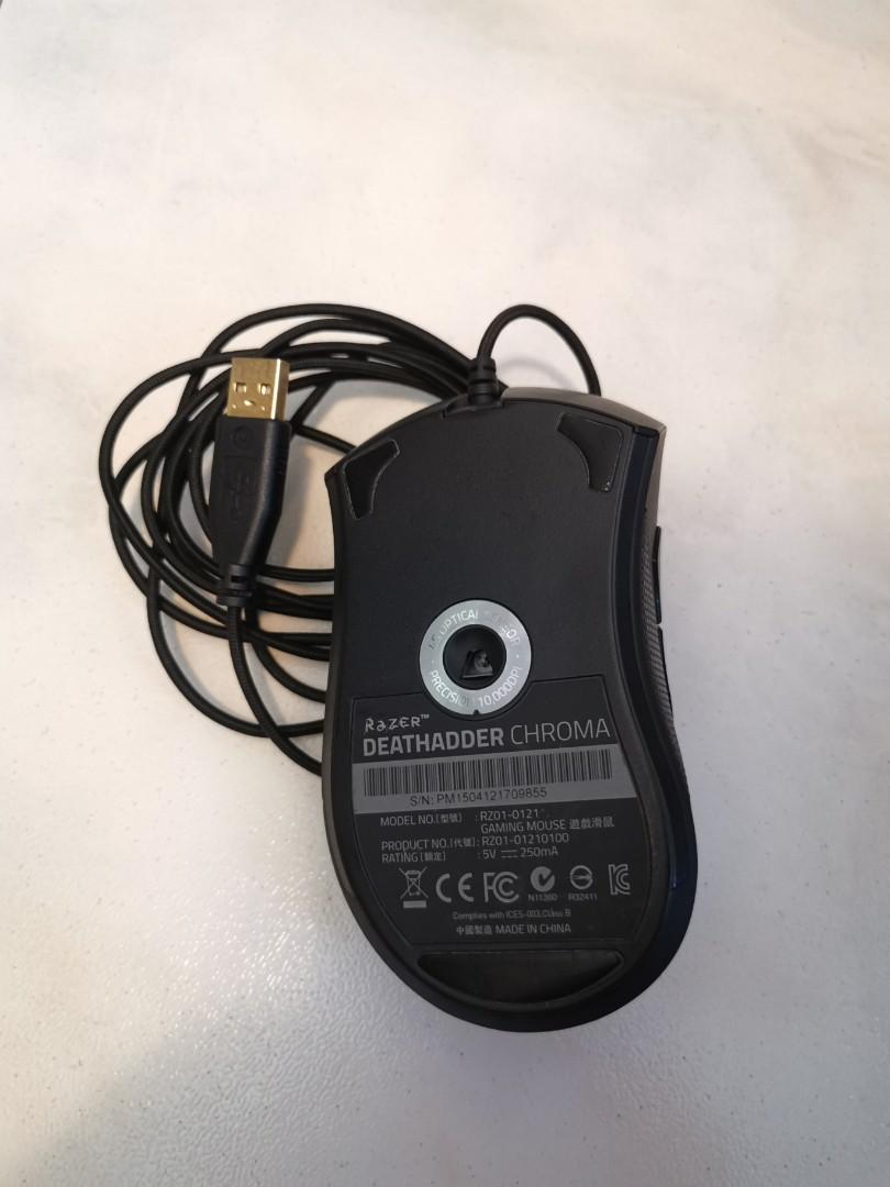 Razer Deathadder Chroma Gaming Mouse RZ010121, Computers & Tech, Parts
