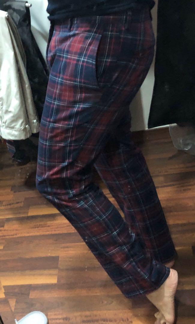 Plaid pants topman deals