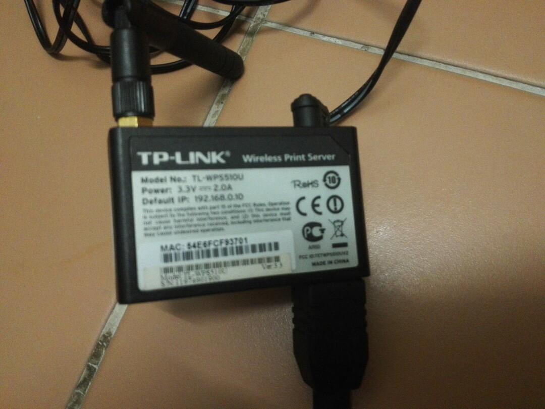 TP-LINK Wireless Print Server TL-WPS510U, Computers & Tech, Parts