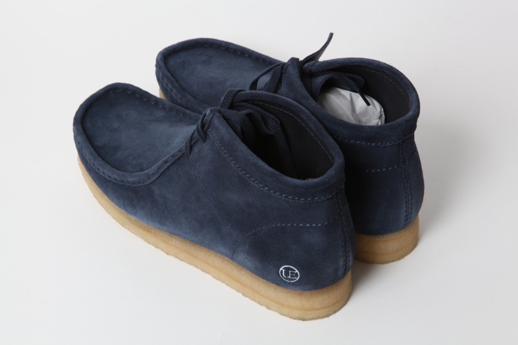 UNIFORM EXPERIMENT X CLARKS WALLABEE FRAGMENT UE GRIZZLY