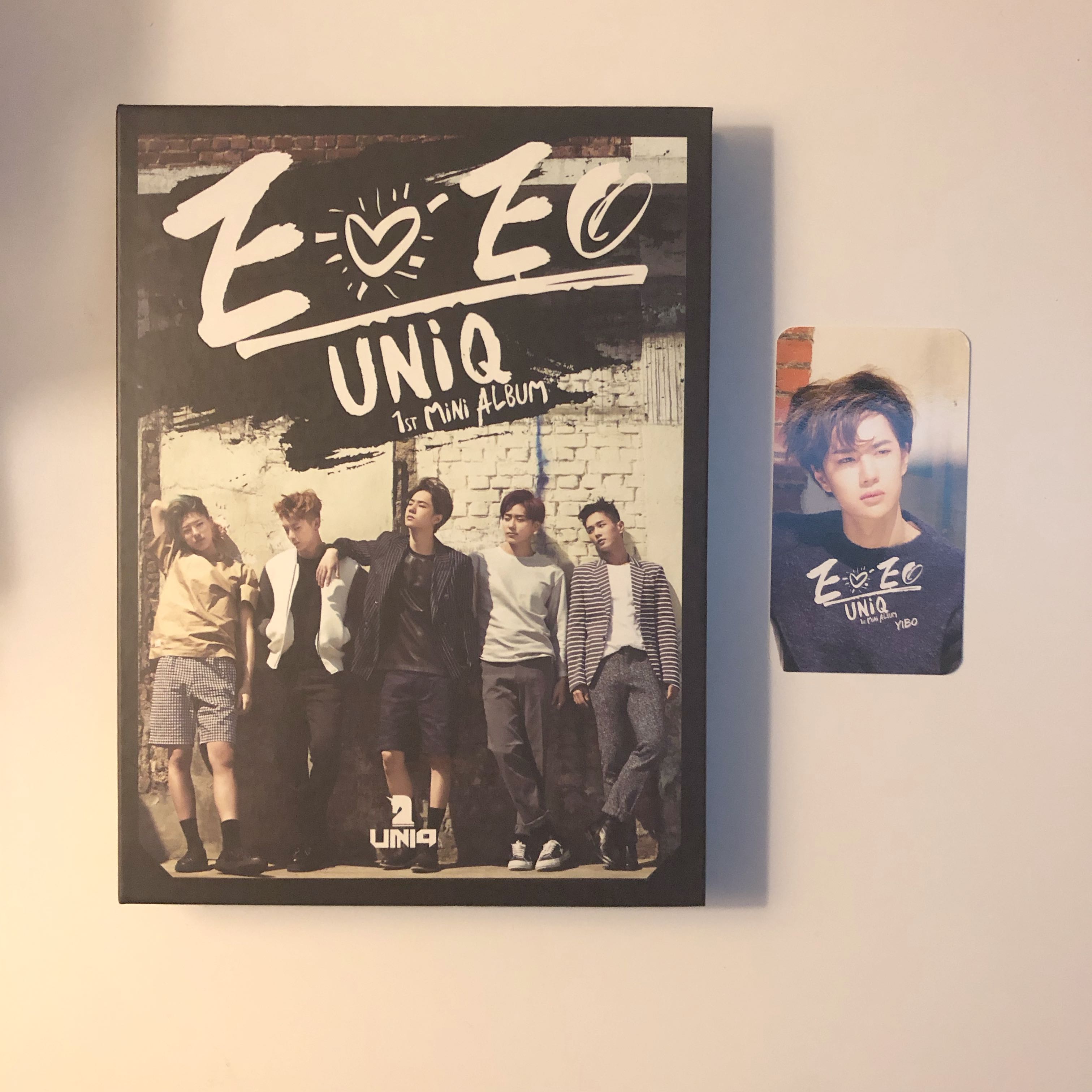 UNIQ EOEO 1st mini album, Hobbies & Toys, Memorabilia 