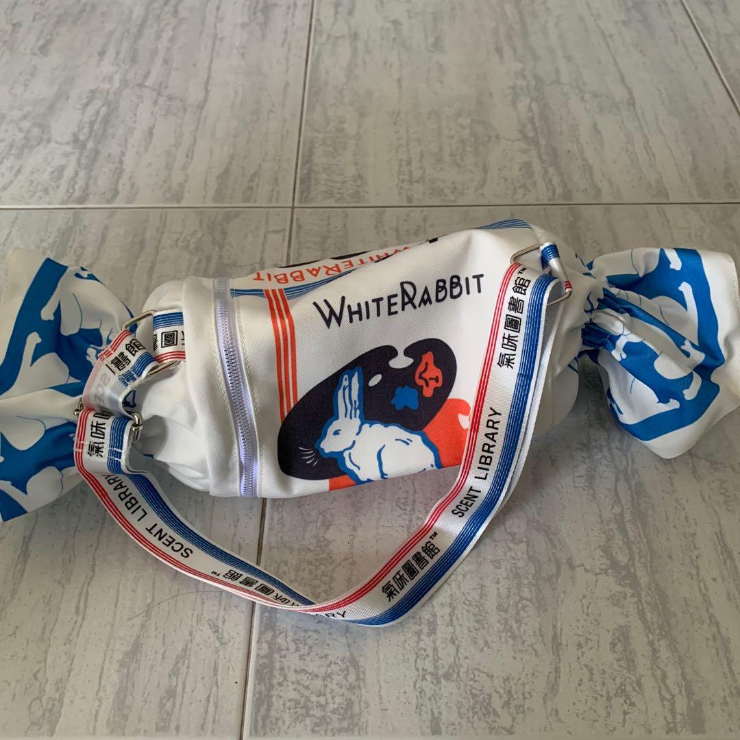 White rabbit candy best sale bag