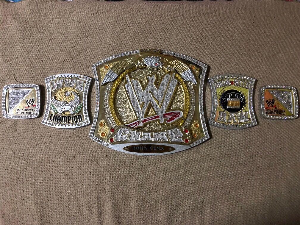 Wwe Championship Spinner Commemorative Title Plates Hobbies Toys Stationery Craft Craft Supplies Tools On Carousell