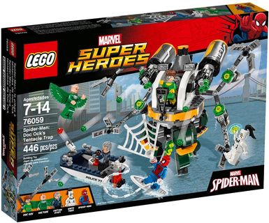 LEGO Spider-Man Dr. Octopus Otto Octavius / Doc Ock with Grabber Arms  (Junior-fig