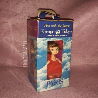 Rare JAPAN AIR LINES Europe-Tokyo collectible mini dolls