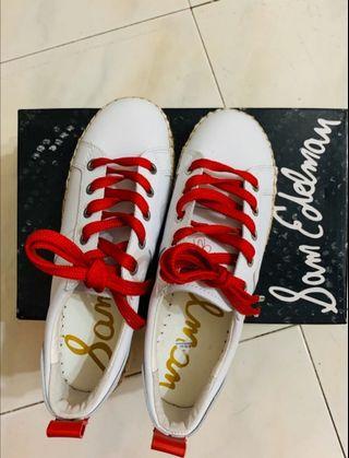 Sam Edelman White Sneakers - Size 5