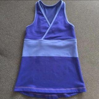 Lululemon Origami Deep V Tank Top Lullaby Blue (Size 4)