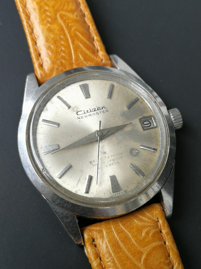 1960s Vintage Citizen Newmaster 21 Jewels Date Railroad Women s