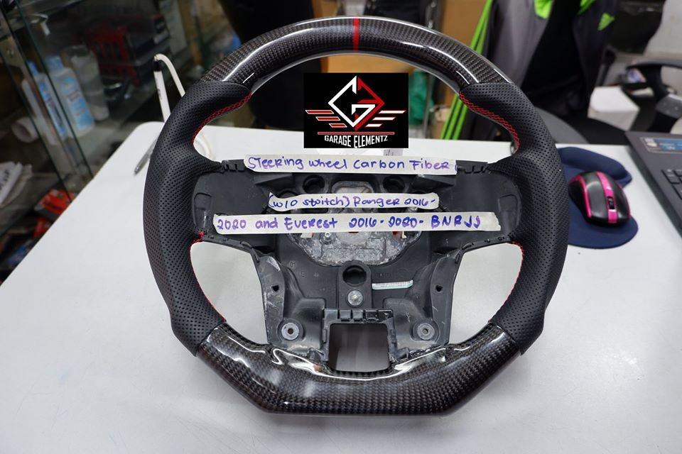 2016 to 2021 Ford Everest & Ranger Carbon Fiber Steering Wheel Assembly