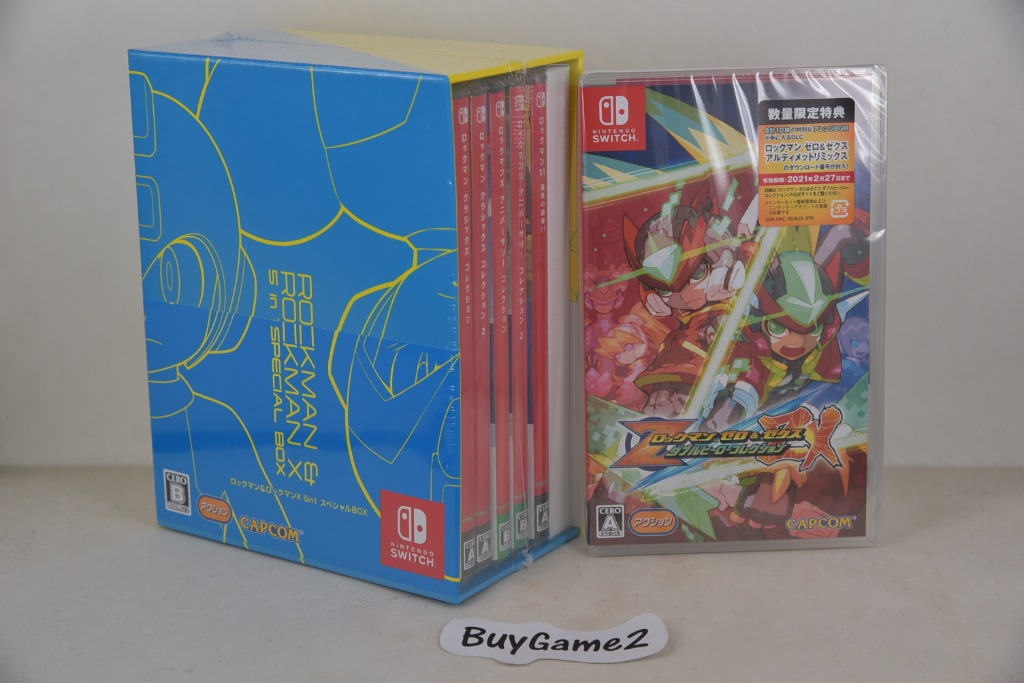 (全新收錄全部25套遊戲) NS Switch Megaman ZERO/ ZX Collection 