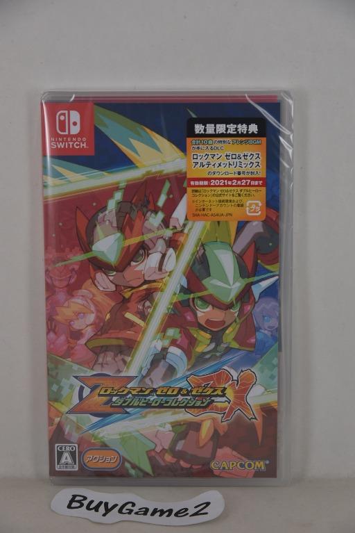 (全新) NS Switch Rockman ZERO/ ZX Collection 洛克人 傳奇合輯 (日版, 中文/日文) -一次過收錄6款  Megaman Mega man 遊戲