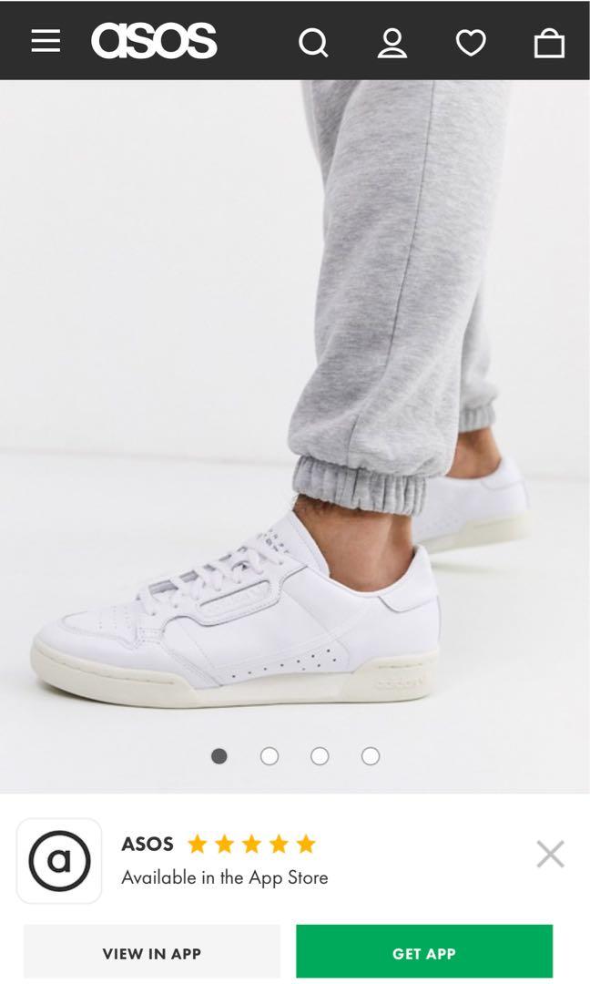 Adidas continental 80s home of classic full white Men s Fashion Footwear Sneakers on Carousell