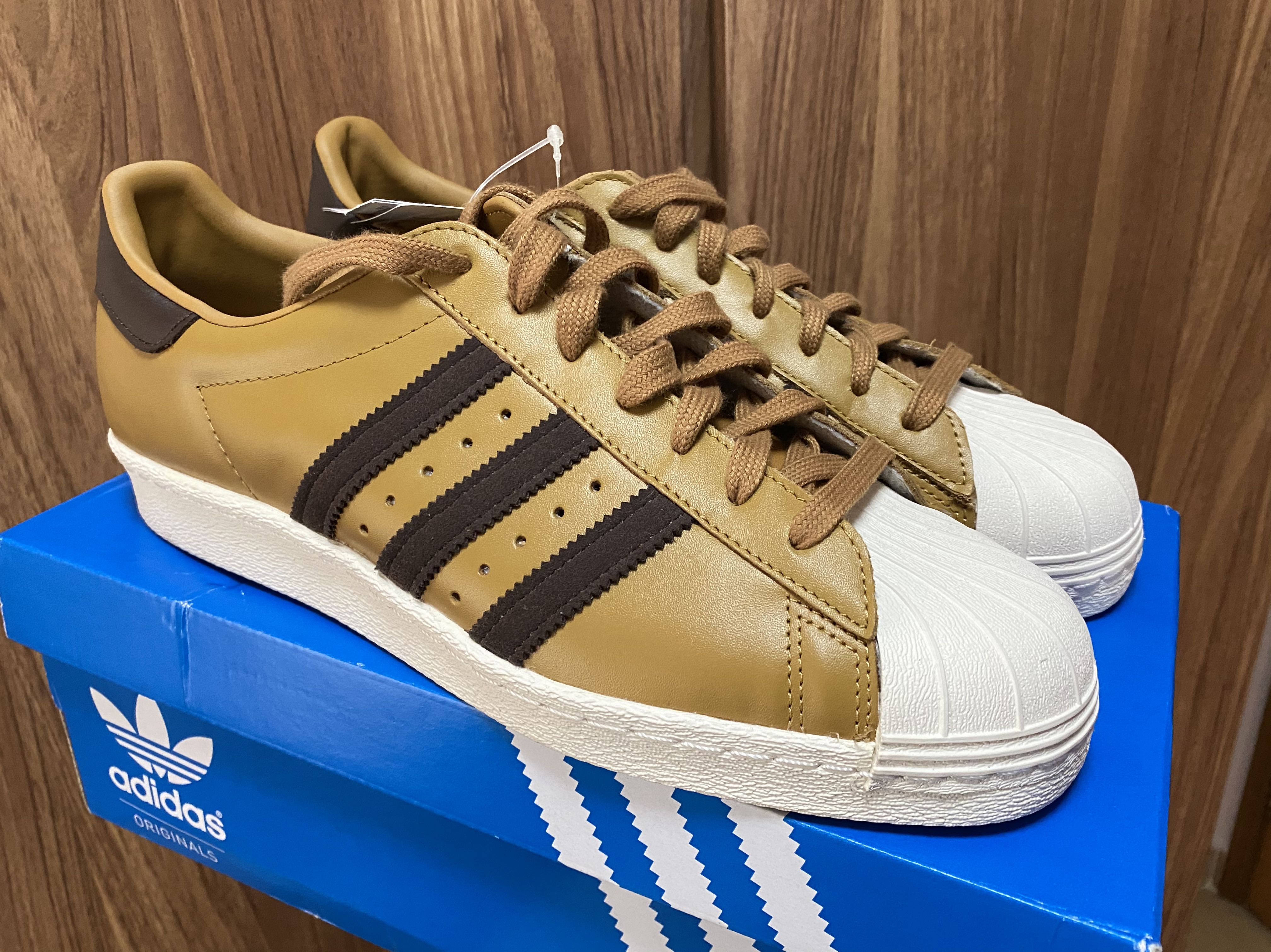 adidas superstar 80s primeknit yellow