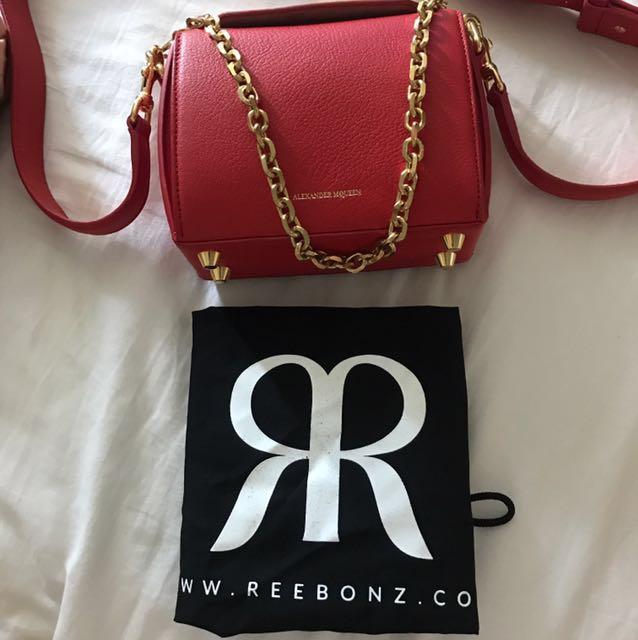 Alexander mcqueen outlet red bag