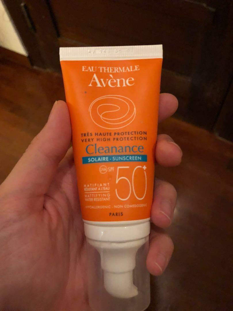 Avene cleanance solaire sunscreen spf 50+ FOR ACNE PRONE SKIN