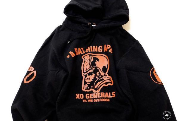 Bape xo general pullover hoodie discount