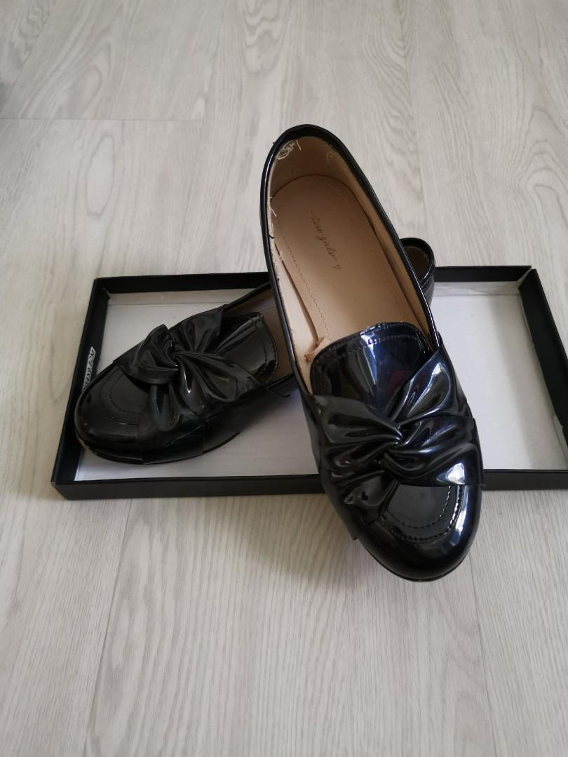 girls black shoes size 13