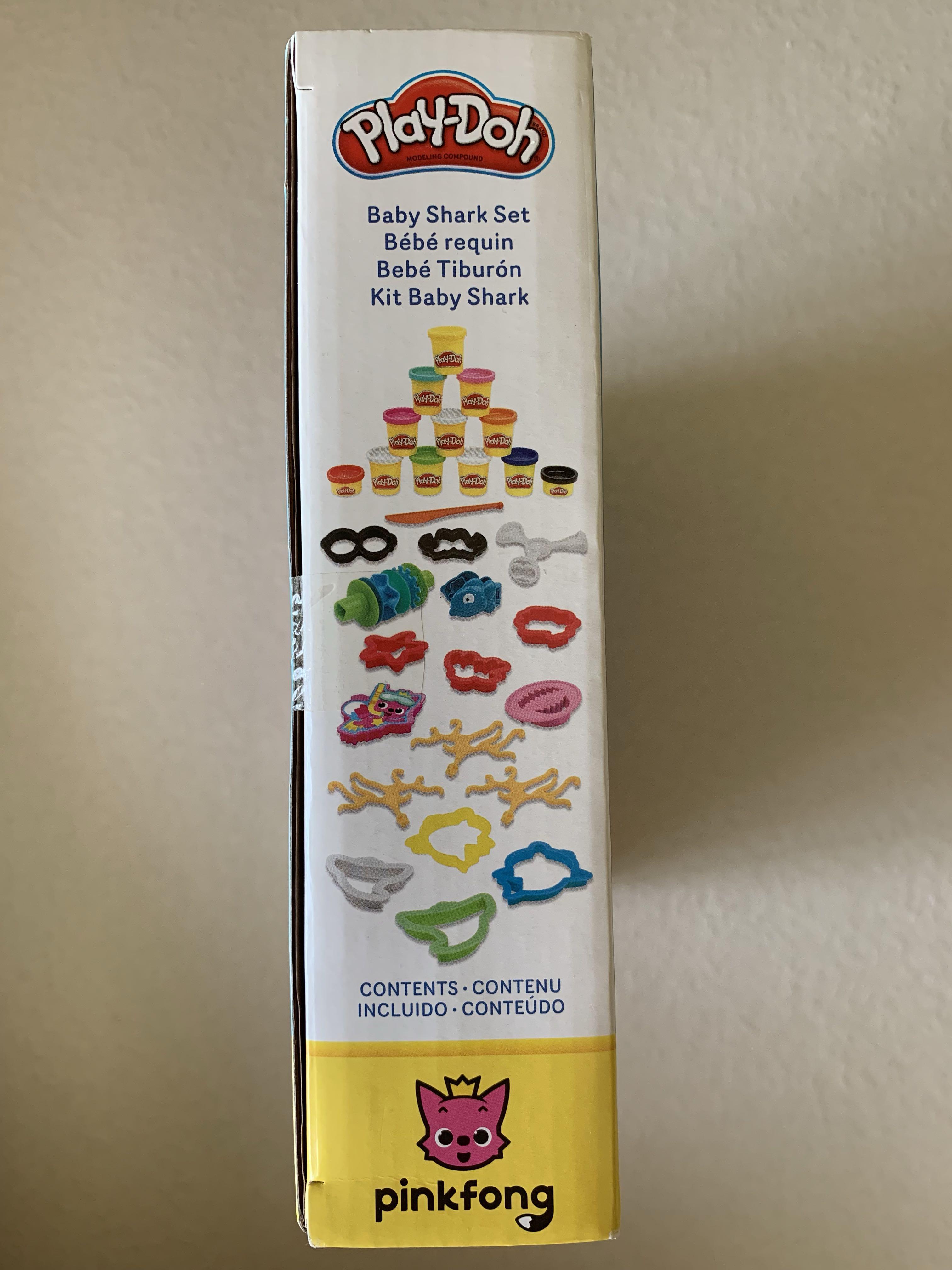 Reserved] Bnib Pinkfong Baby Shark Playdoh Toy Set Gift Present, Hobbies &  Toys, Toys & Games On Carousell