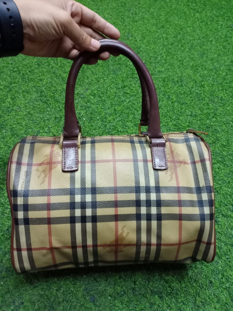 BURBERRY SPEEDY 25' LEATHER BAG, Luxury, Bags & Wallets on Carousell