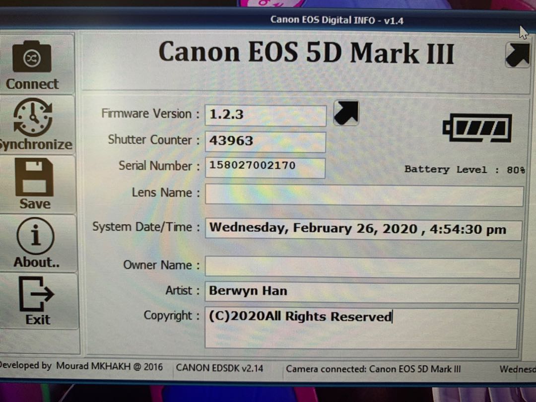 Canon 5D Mark III (5D3)