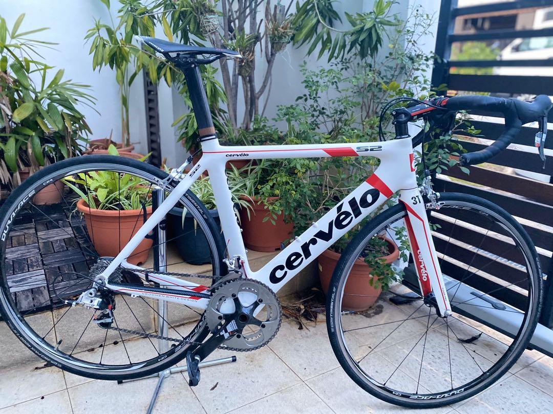 Cervelo S2 with full SRAM group set and Dura ace c24 wheels, Equipment, Bicycles & Parts, on Carousell