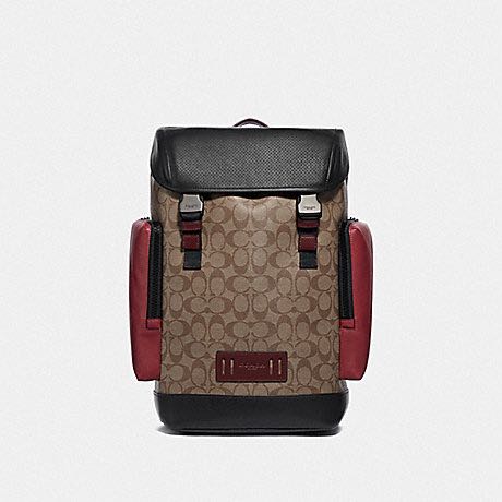 Coach ranger backpack hot sale red
