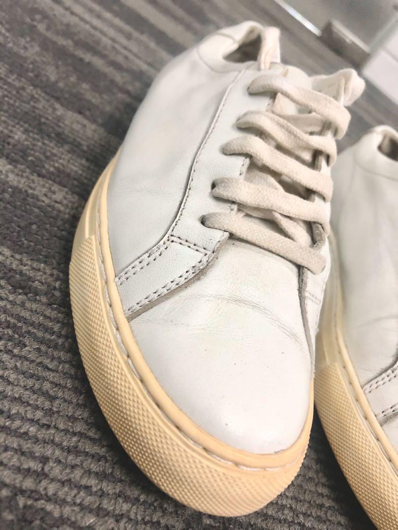 Common Projects (Category: Sneakers) located in Manila. Submitted by soyfresh (Listing ID 279969611, Image 2). Description: Woman By Common Projects Achilles Low *the pair is in lusting used condition size 7 as indicated in the stamp numbering.