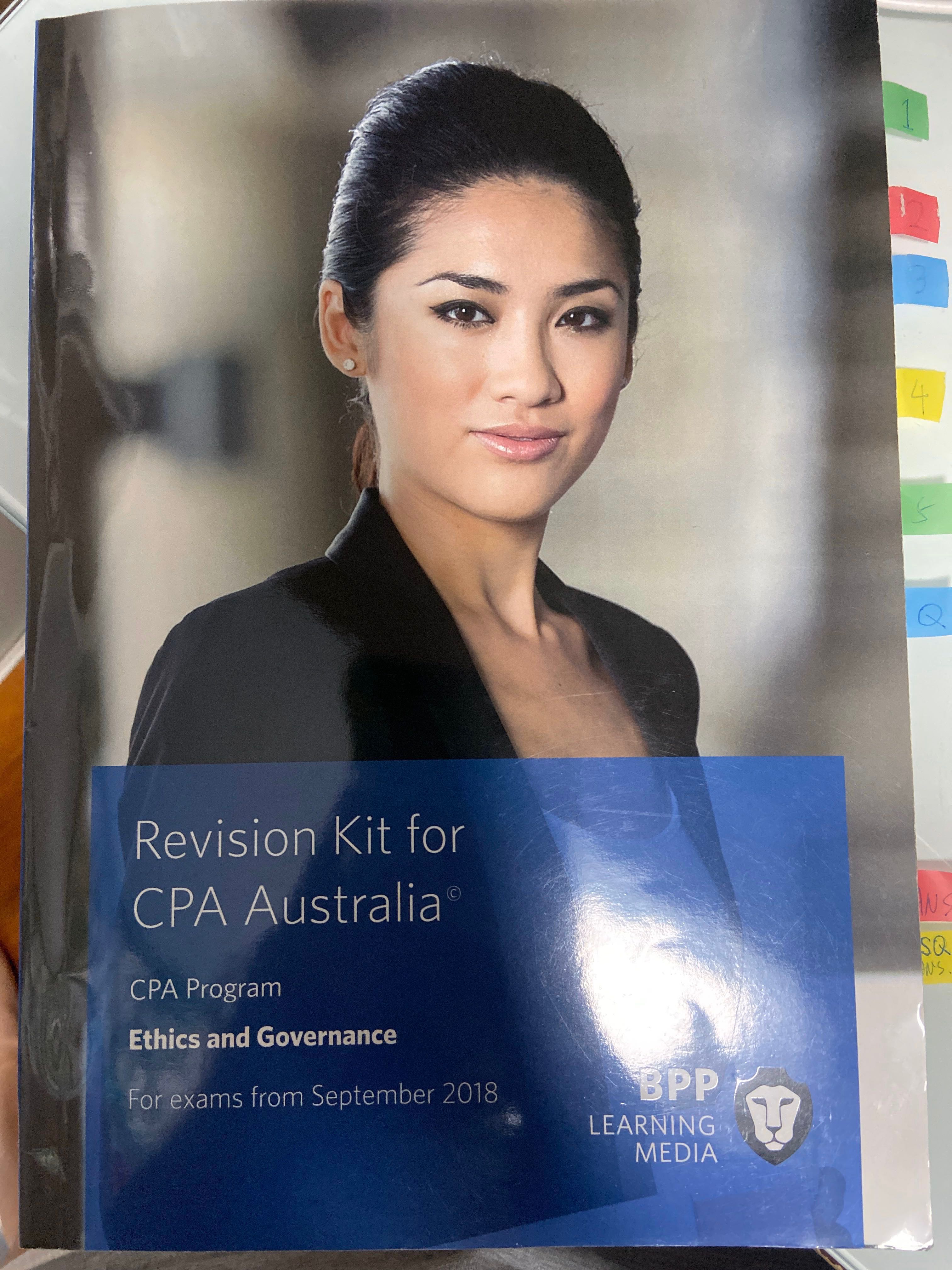 最新版CPA Australia Ethics and Governance Revision Kit, 教科書 Carousell