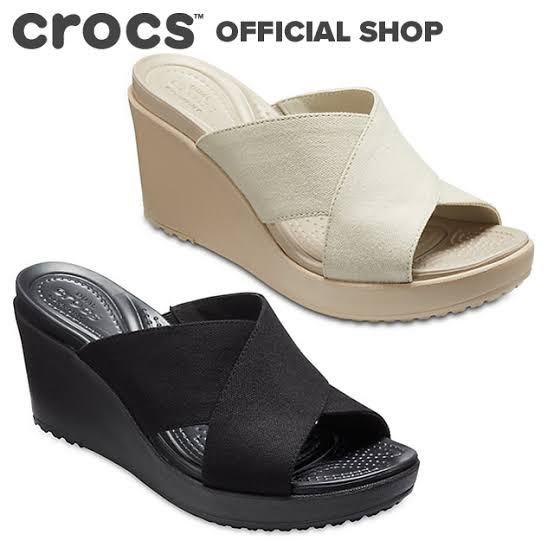 crocs heels and wedges