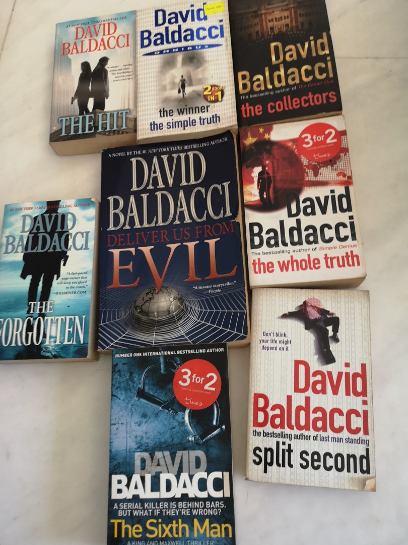 David Baldacci Novels Books Stationery Non Fiction On Carousell
