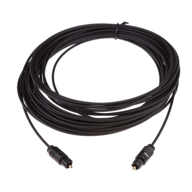 Digital Optical Fiber Audio Slim Black 5M Cable, Audio, Portable Audio