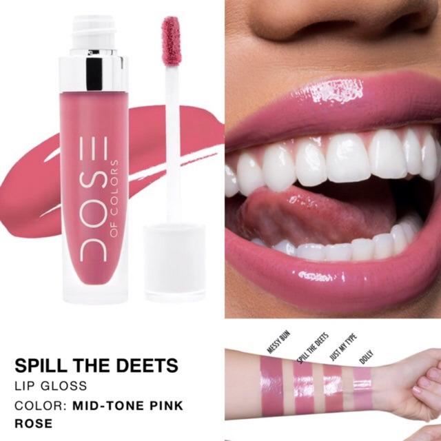 Dose of Colors Lip Gloss SPILL THE DEETS MACCHIATO