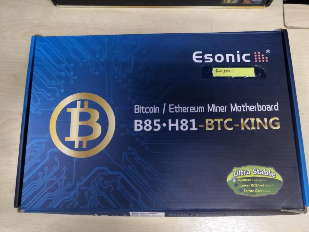 Esonic B85-H81-BTC-King Motherboard LGA1150 USB 3.0 DDR3, Computers ...