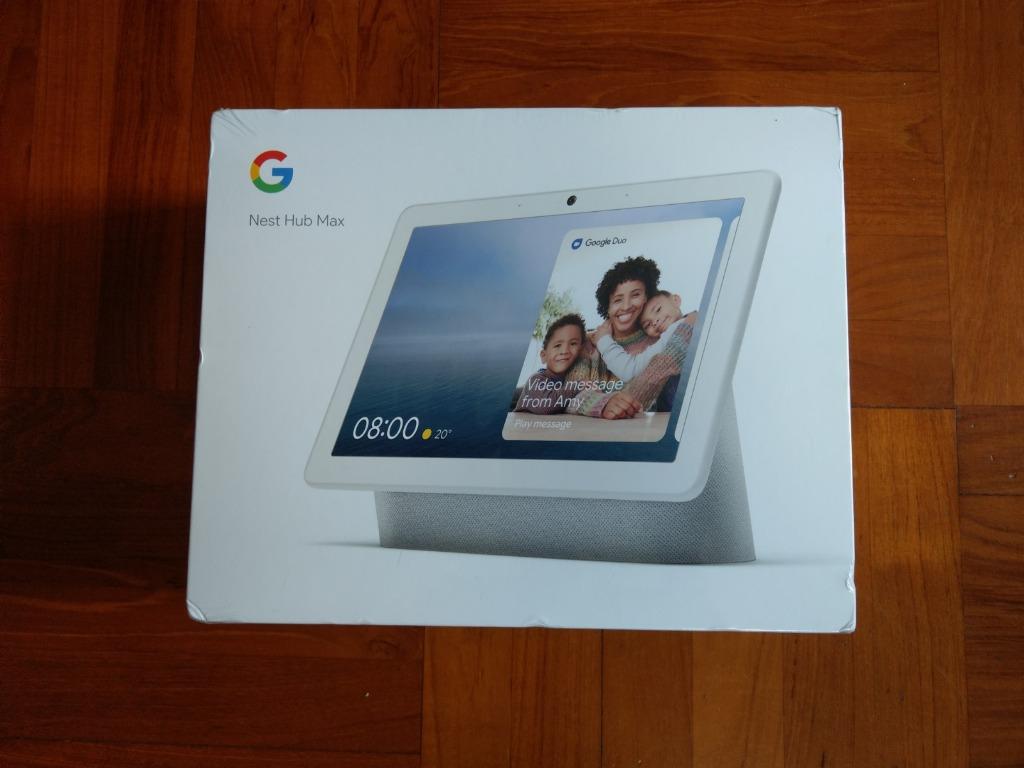 Google Nest Hub Max全新(白色款) 香港三腳插頭, 家庭電器, 轉插器及