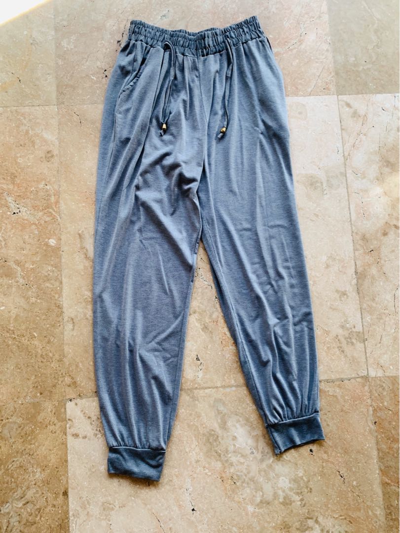 light gray sweatpants
