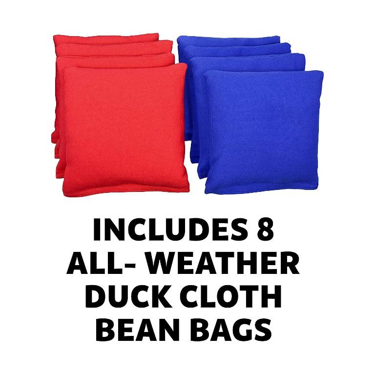 HOT) GoSports Cornhole PRO Regulation Size Bean Bag Toss Game Set  Foldable (American Flag, LED, Black, Red  Blue Designs), Babies  Kids,  Baby Nursery  Kids Furniture, Other Kids Furniture