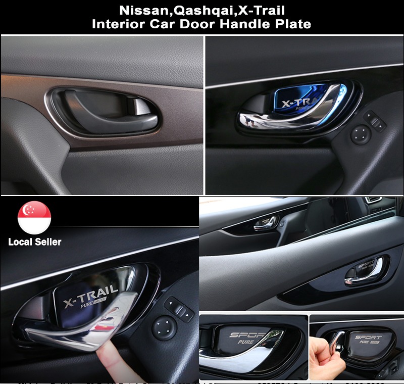 Interior Car Door Handle Plate For Nissan Qashqai Car Accessories Accessories On Carousell