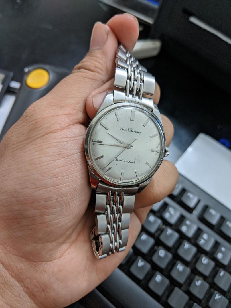 Jam Vintage SEIKO CHAMPION DIASHOCK 19 Jewels