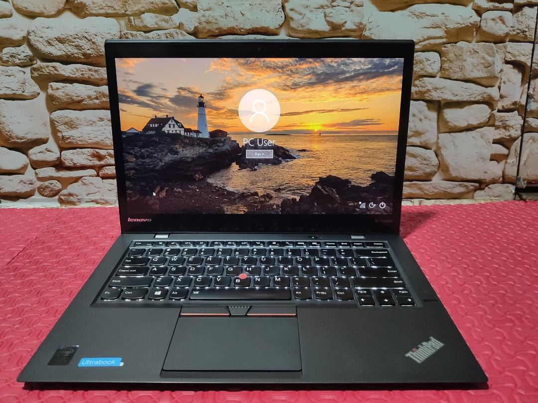 Lenovo Thinkpad Ultrabook Touchscreen X1 Carbon Intel Core i5 5th Gen