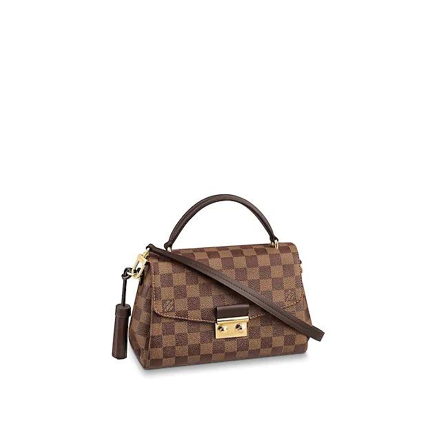 Louis Vuitton croisette Damier Ebene Handbag, Women's Fashion