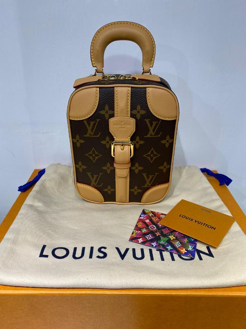 LOUIS VUITTON Valisette Verticale Monogram Canvas Brown Shoulder Handbag  M68623