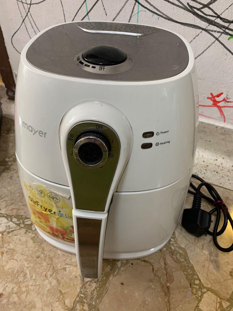 Mayer Air Fryer MMAF88 3.5L White, TV & Home Appliances, Kitchen