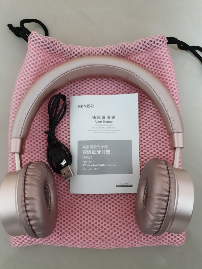 Headset bluetooth miniso review shop