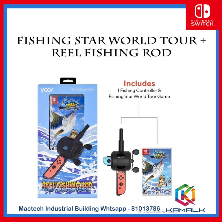 Reel fishing rod nintendo switch clearance