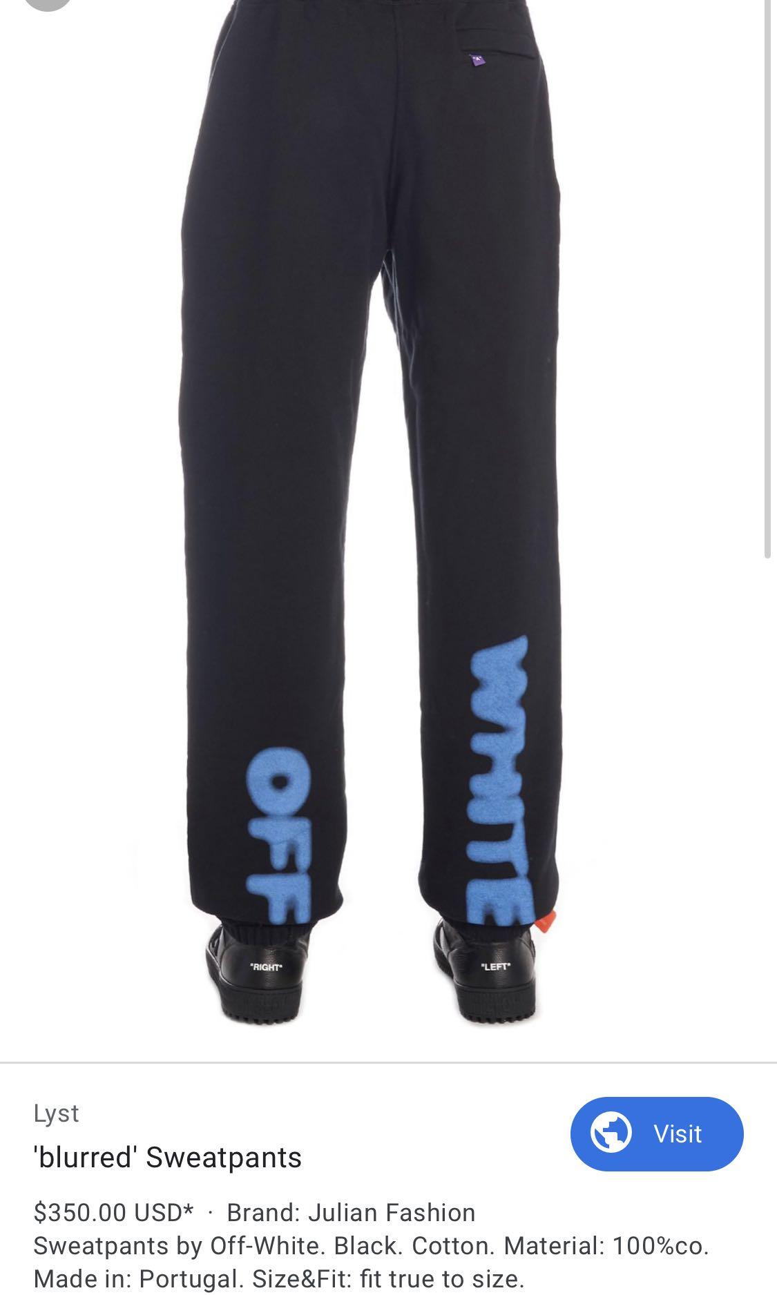 Off white sales brand sweatpants