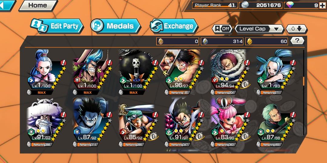 One Piece Bounty Rush Account Toys Games Video Gaming Video Games On Carousell The first character in the top ten that i have never used. one piece bounty rush account