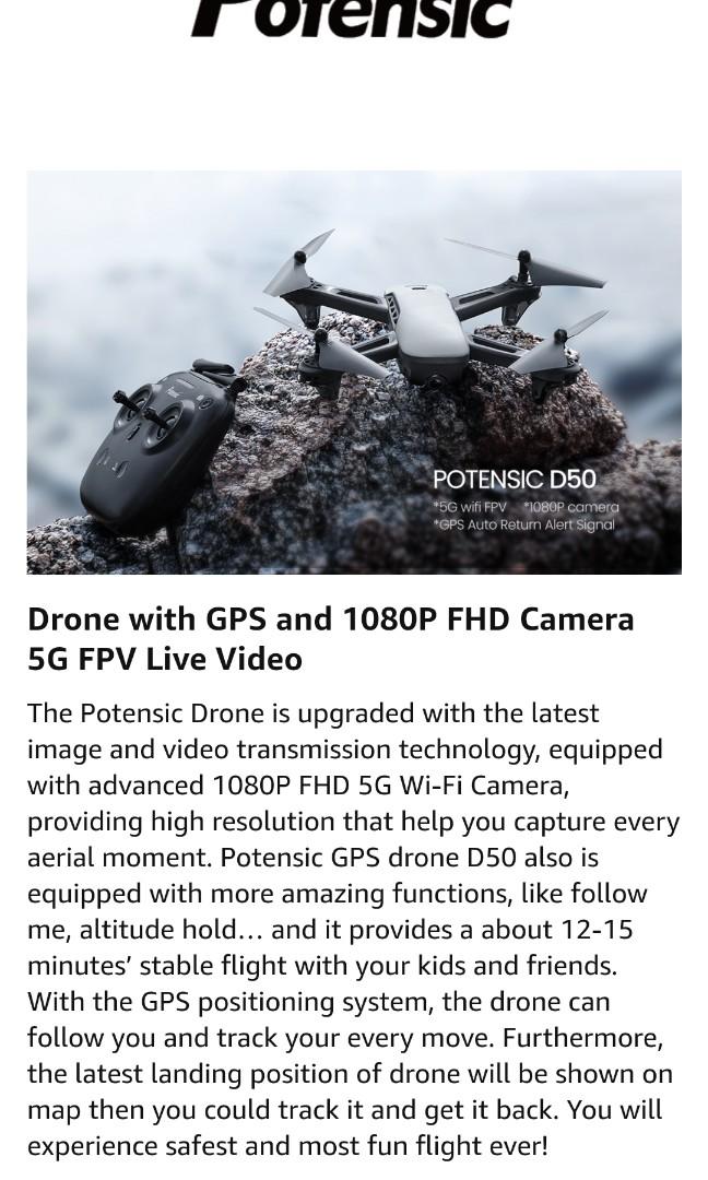 Potensic D50 GPS Drone