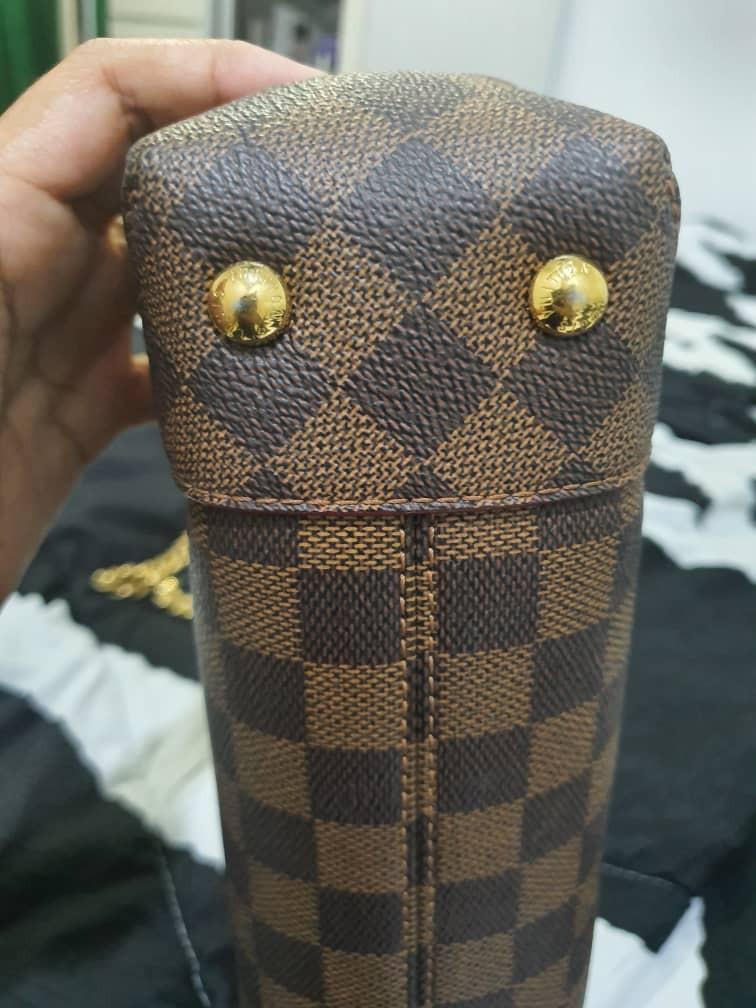 Louis Vuitton Damier Ebene Croisette Chain Wallet