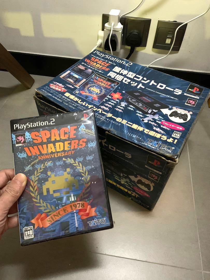 PS2太空侵略者space invaders anniversary （日本25周年紀念套裝）遊戲